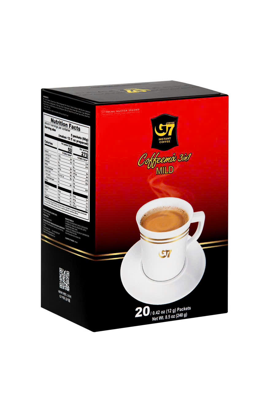 Растворимый кофе G7 Coffeemix MILD 3-в-1 20 пакетов — изображение 2